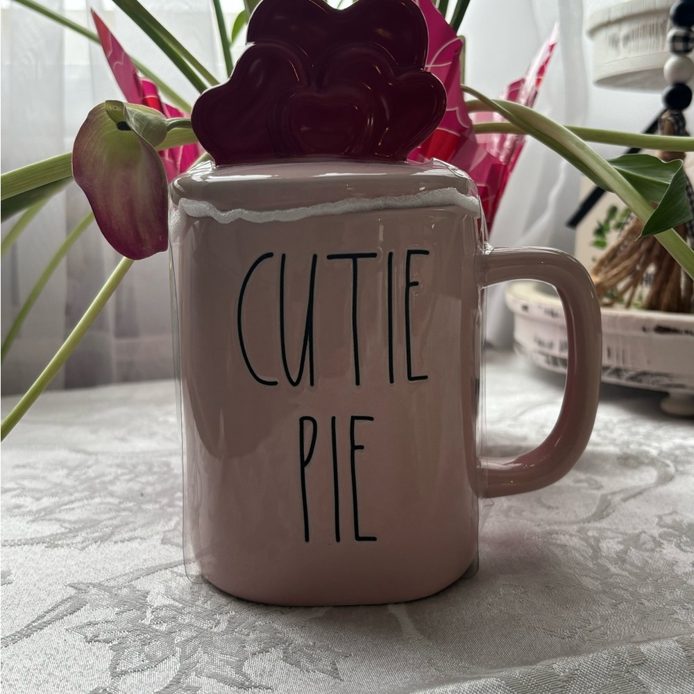 Rae Dunn Pink 'Cutie Pie' Ceramic Mug
